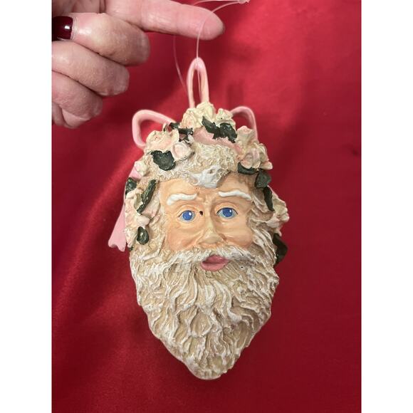 Vintage Santa Claus Christmas Tree Ornament Paper Mache by Silvestri 5" - Picture 6 of 6